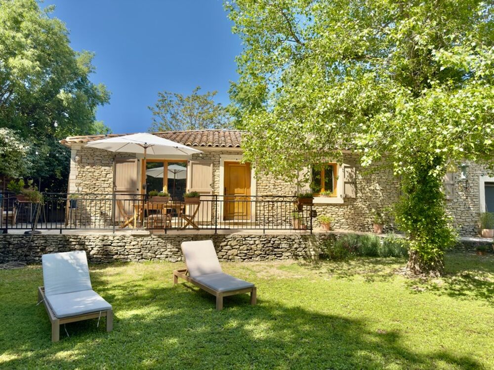 Dpt Vaucluse (84), à vendre aux Imberts quartier de GORDES, maison de plein pied avec 3 chambres et 1600 m2 de jardin