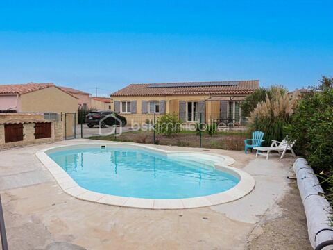   � 3 MINUTES DE L�ZIGNAN-CORBI�RES - VILLA PLAIN-PIED 105 M� - PISCINE - 966 M� DE TERRAIN - GARAGE - PANNEAUX PHOTOVOLTA�QUES Villa - 5 pi�ce(s) - 105 m�