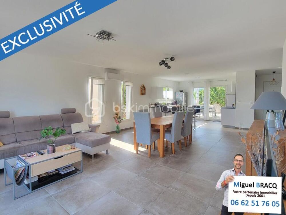 Vente Villa Villa F4 de 118 m² sur 450 m² de terrain, quartier récent et calme de Colombiers 34440 Colombiers