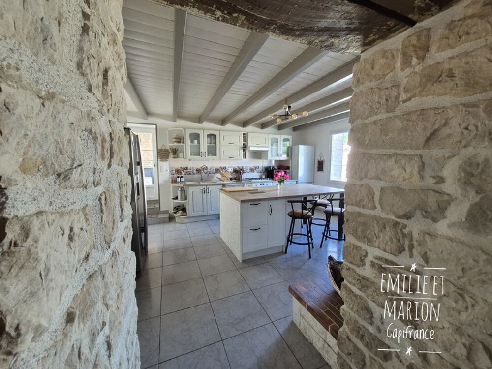 Maison à vendre 4 chambres - Mauzé - Jardin - double garage - locataires en place