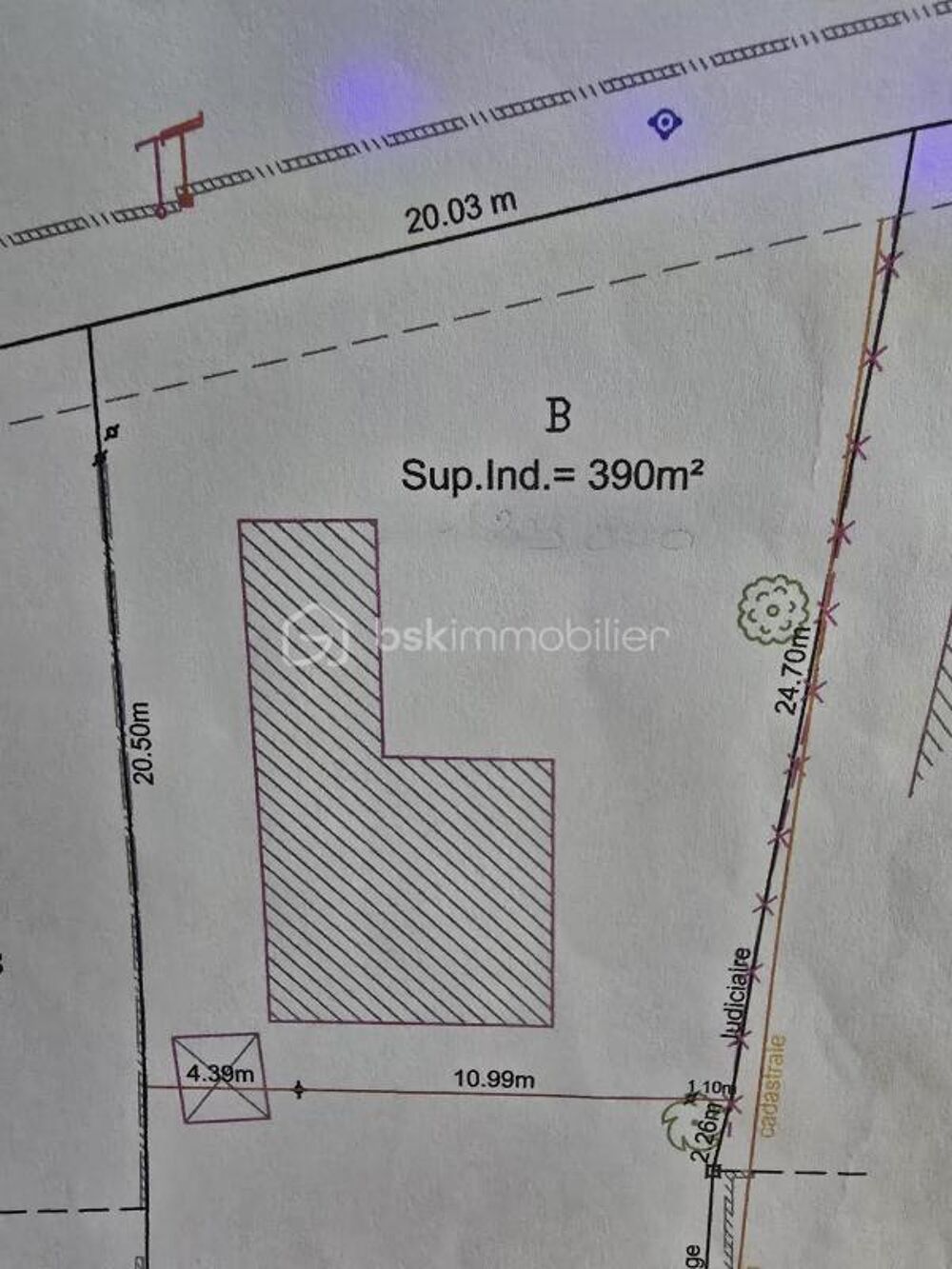 Vente Terrain Terrain 390 m² viabilisé et reliable au tout à légout  à commune Carron SAINTE SUZANNE Sainte suzanne