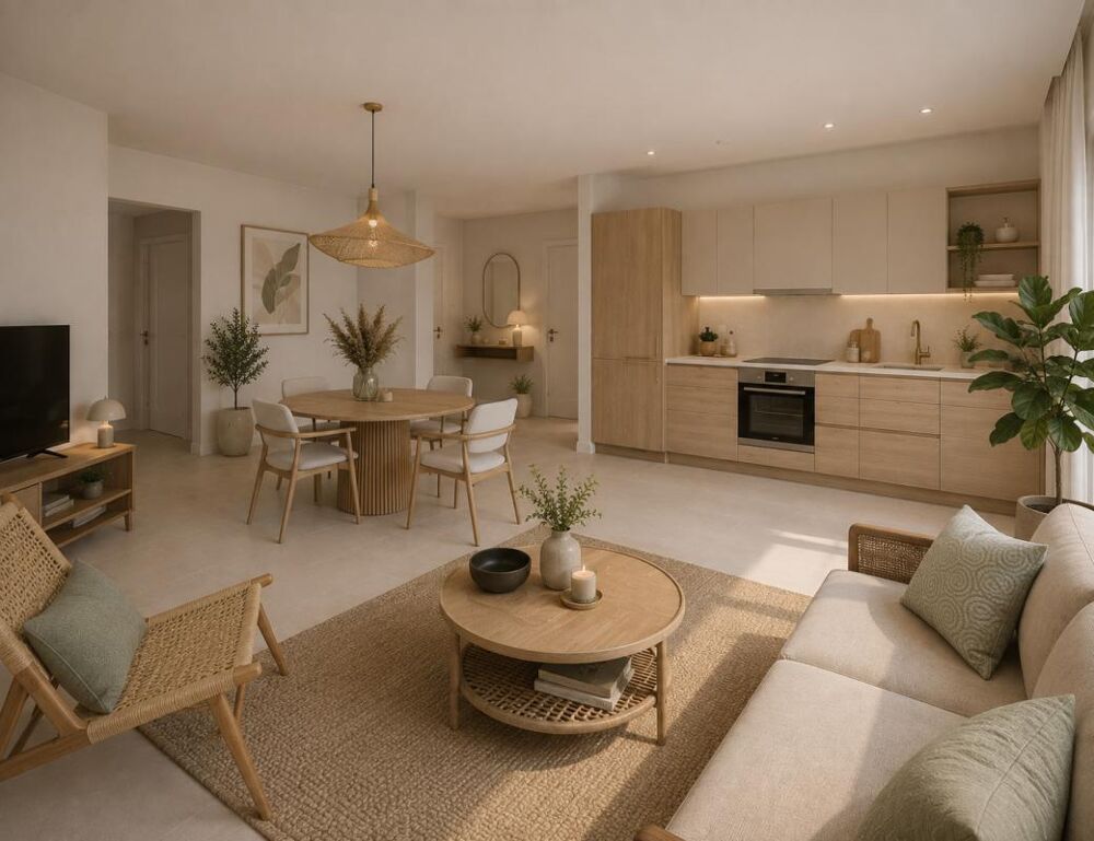 T2 JASSANS-RIOTTIER 46m² - TERRASSE - GRAND SÉJOUR OUVERT