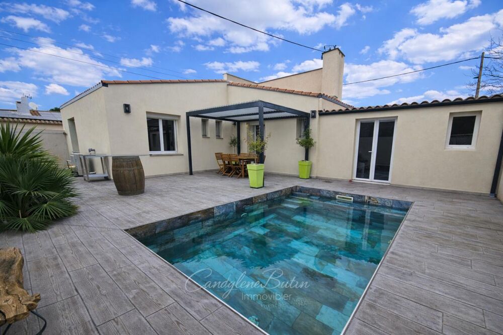 Vente Maison Maison T5 de plain-pied aux prestations soignées/piscine/garage Beziers