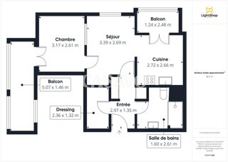  Appartement � vendre 2 pi�ces 38 m�