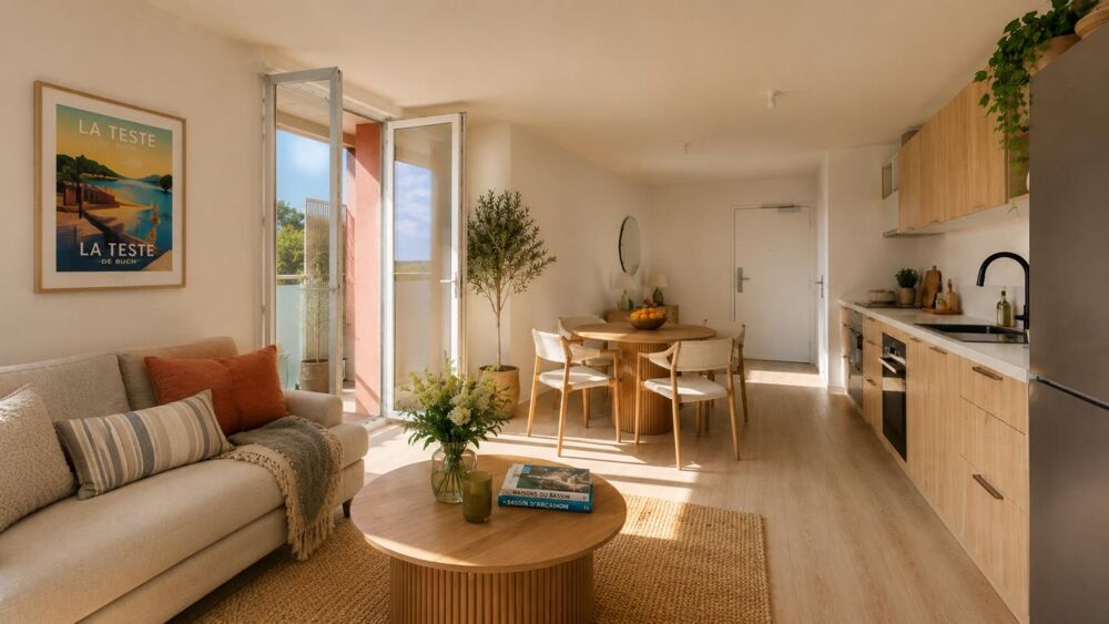 Vente Appartement MAGNIFIQUE T2 LUMINEUX AVEC BALCON La teste de buch