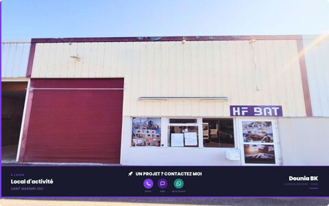 SAINT MAXIMIN - NOUVEAU LOCAL COMMERCIAL 170 M&sup2; 1629 60740 Saint maximin