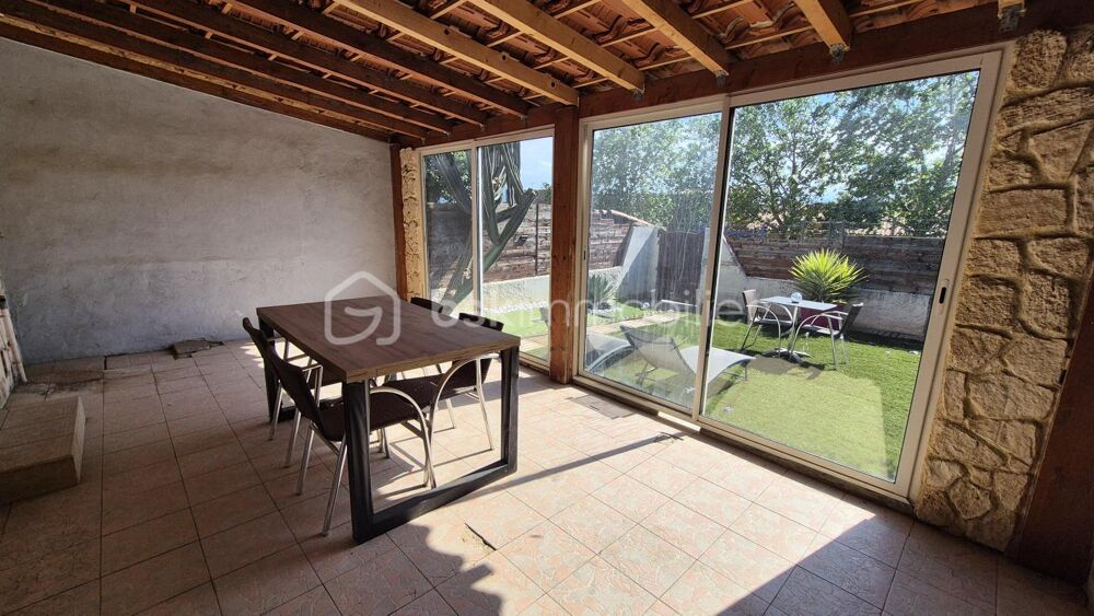 A VENDRE MAISON DEUX FACES TRAVERSANTE RENOVEE DE 93M² SUR TERRAIN DE 162M² A CABESTANY - TROIS CHAMBRES - GARAGE - CLIMATISATIO