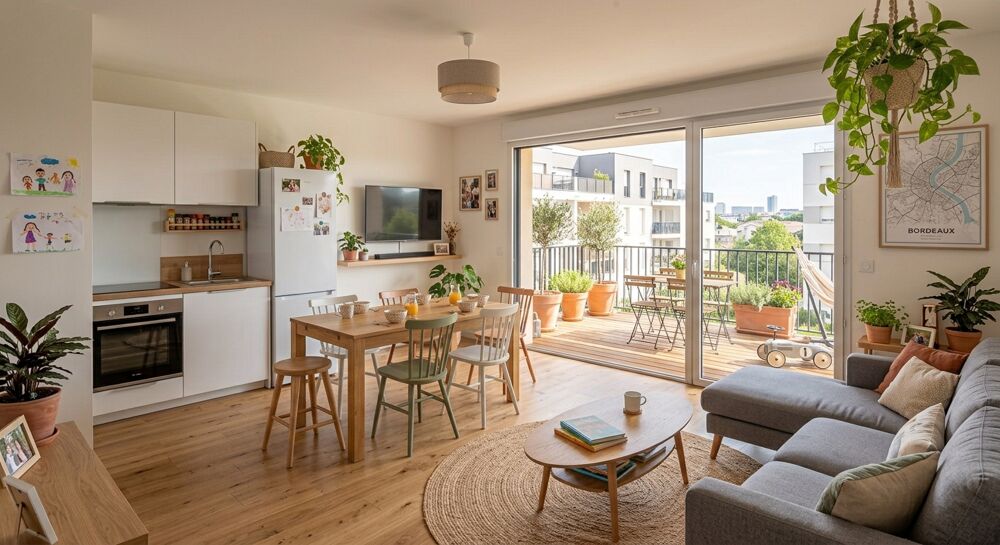 Vente Appartement 4 PIECES, BALCON SUD, 2 PARKINGS La rochelle