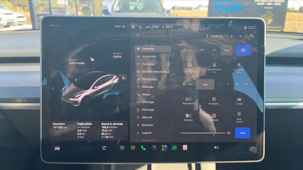 Model 3 283 RWD Standard Range Plus 2021 occasion 76230 Isneauville