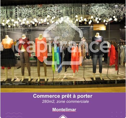 Montelimar zone d'activité sud, grande surface prêt à porter 155000 26200 Montelimar