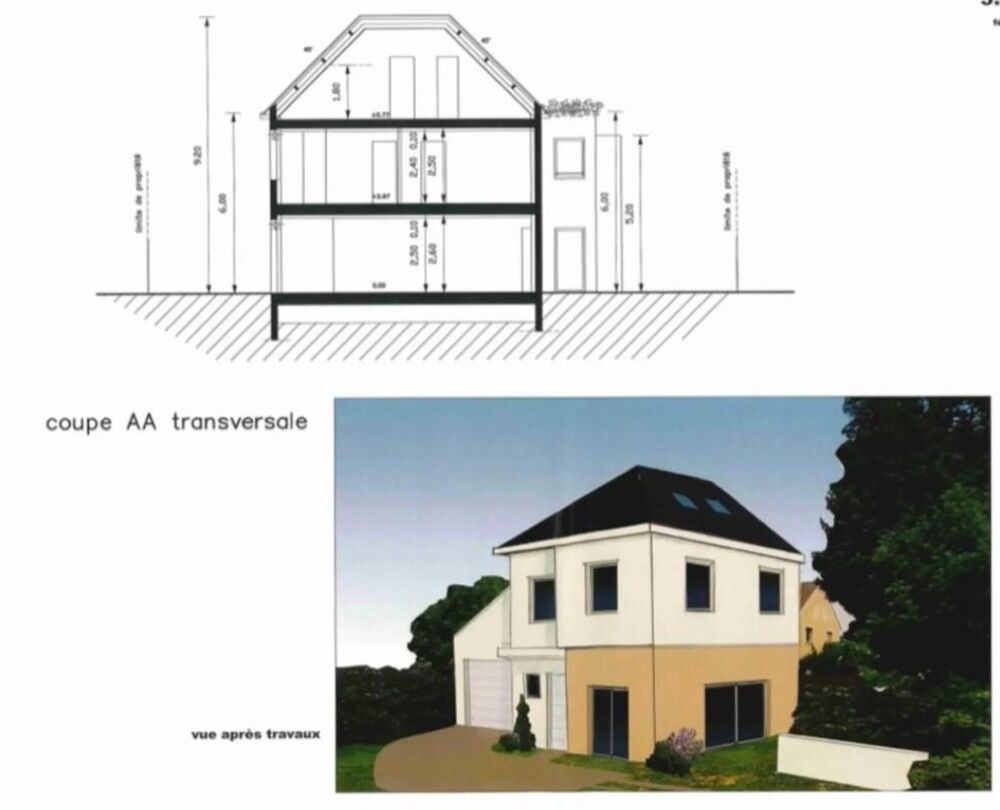 Vente Maison Antony – Quartier des Rabats – Maison à terminer avec gros œuvre Antony