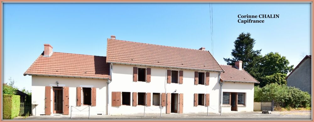 Maison à vendre 6 pièces MONTCOMBROUX LES MINES (03)