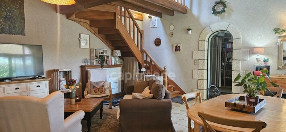 Noyers-sur-Cher (Loir-et-Cher), à vendre LONGERE 11 pièces de 232 m²