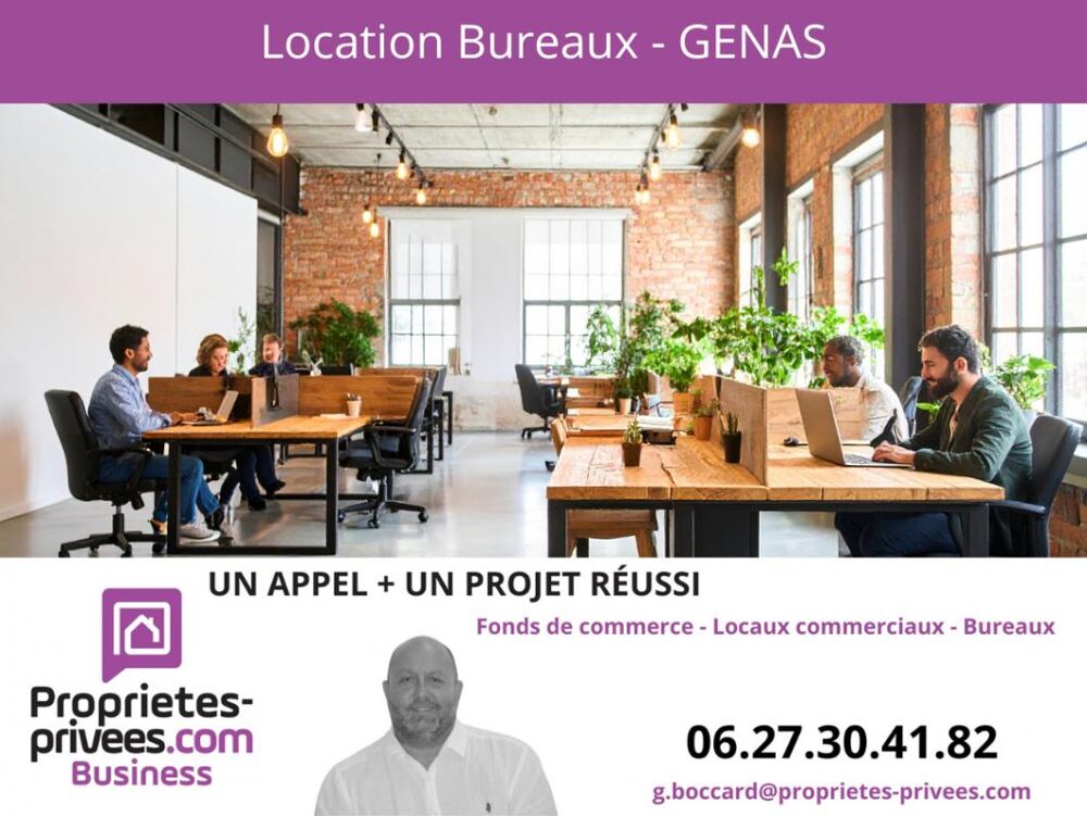   69740 GENAS - Location Bureaux  825 m² 