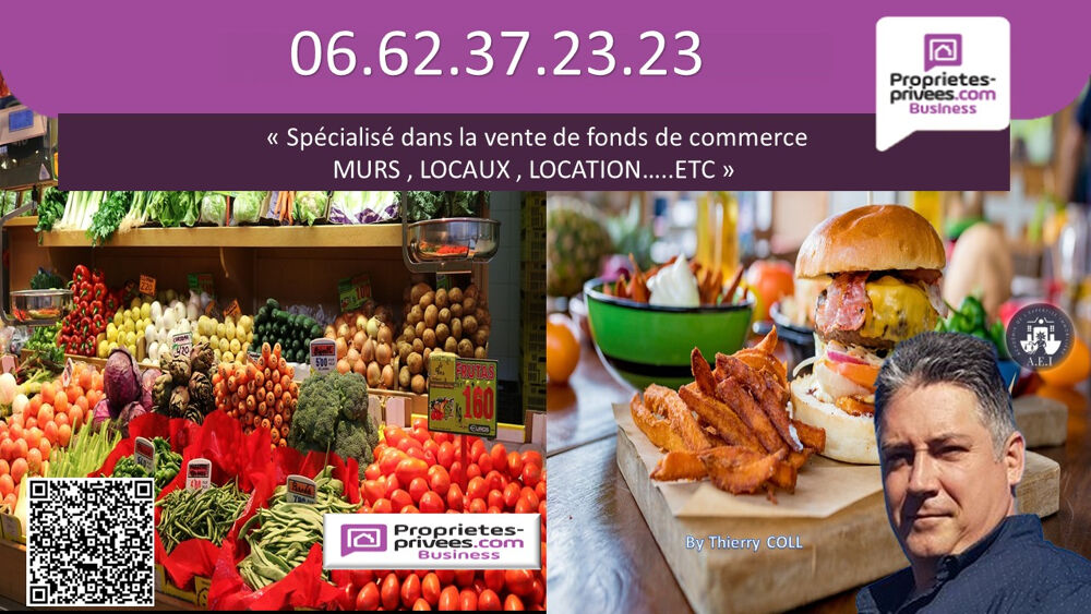   69003 LYON - ALIMENTATION, EPICERIE, FRUIT ET LEGUMES, RESTAURATION RAPIDE, 100 m² 
