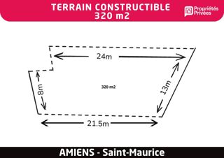  Terrain � vendre 320 m�