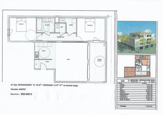  Appartement � vendre 3 pi�ces 76 m�