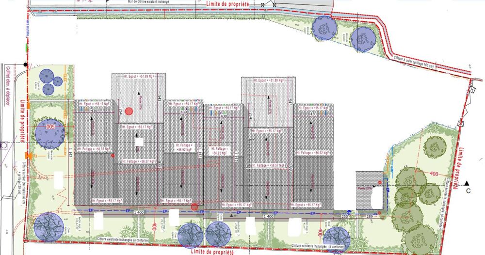 Vente Terrain OPPORTUNITÉ PROMOTEUR / INVESTISSEUR : Le Muy (83490): Terrain avec permis pour 4 Maisons de 112m² Le muy