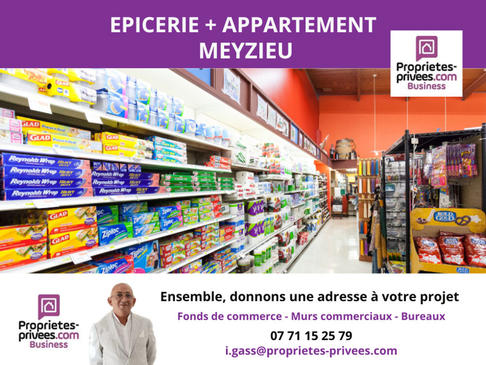  69330 MEYZIEU - ALIMENTATION, EPICERIE avec LOGEMENT 