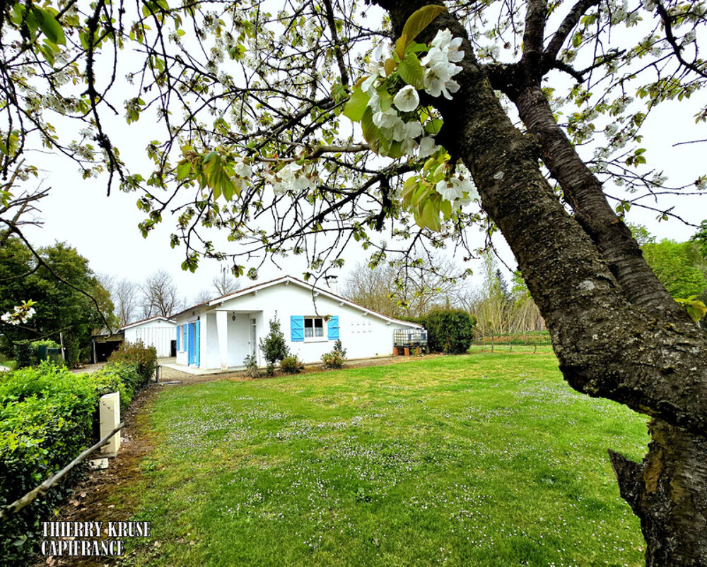 Maison quatre pièce, plain-pied, garages, sur magnifique parcelle de plus 2600m²