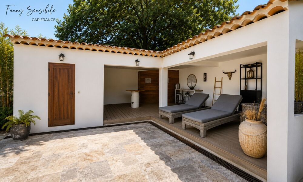 MAISON 185 M² + ANNEXE 50 m2  PISCINE / POOL HOUSE  TERRAIN 1200 M² - VILLAGE À PIED