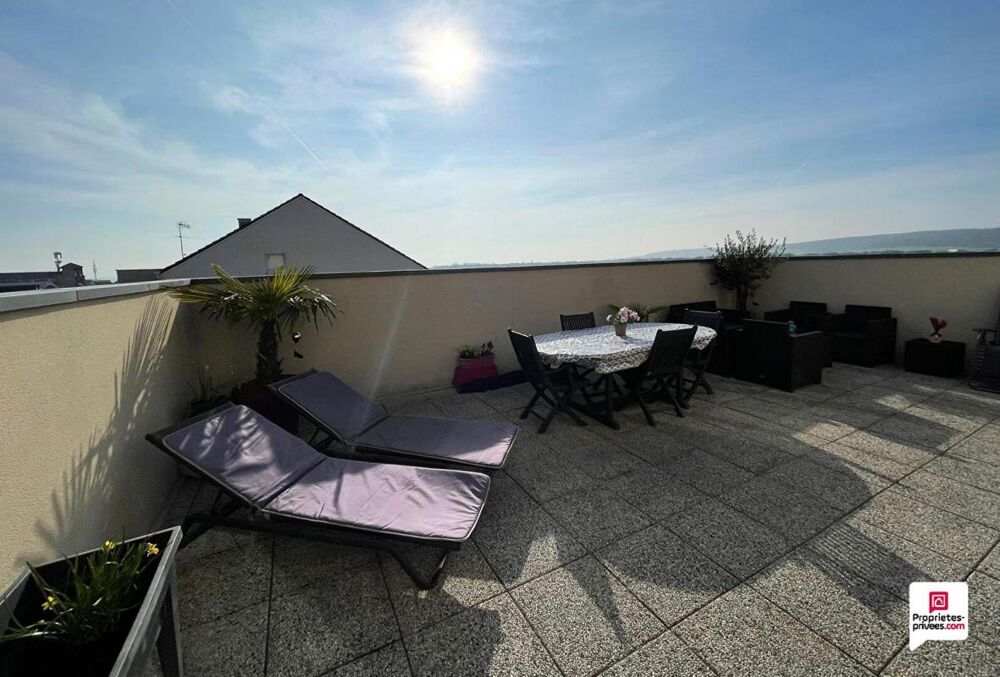 Vente Appartement (95490) VAUREAL, Appartement terrasse 4 pice(s), 3 chambres 74 m2, 2 places de parking en sous sol scuris Vaureal