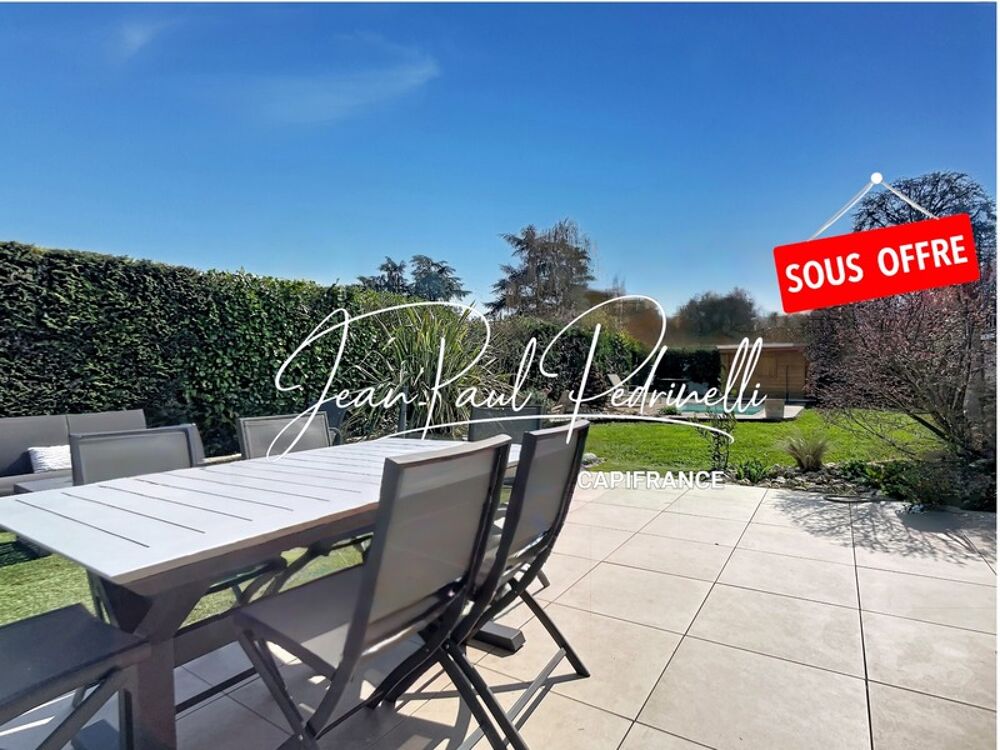 Vente Maison Villa familiale avec piscine 148m2 (133 m² habitable), 5 chambres, garage de 30 m², terrain 570 m² - Saint-Genis-Laval 15 minute Saint genis laval