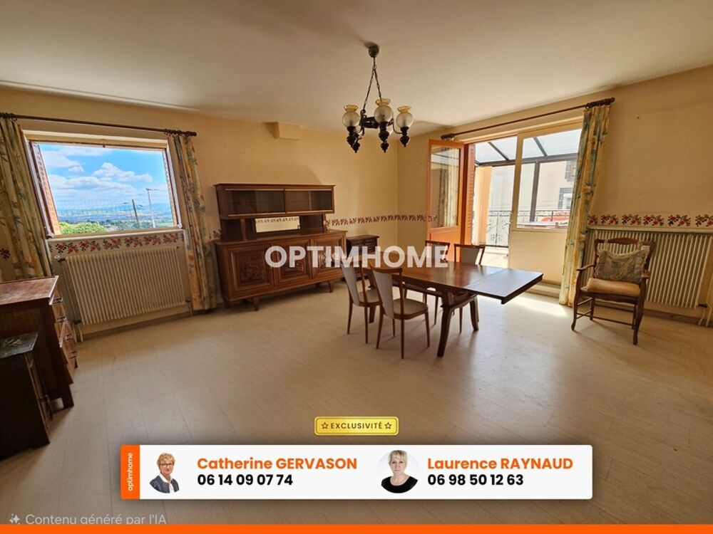 Vente Maison Maison à vendre 8 pièces - 6 chambres- terrain de 884 m2 -belle vue dégagée- LA ROCHE BLANCHE (63) La roche blanche