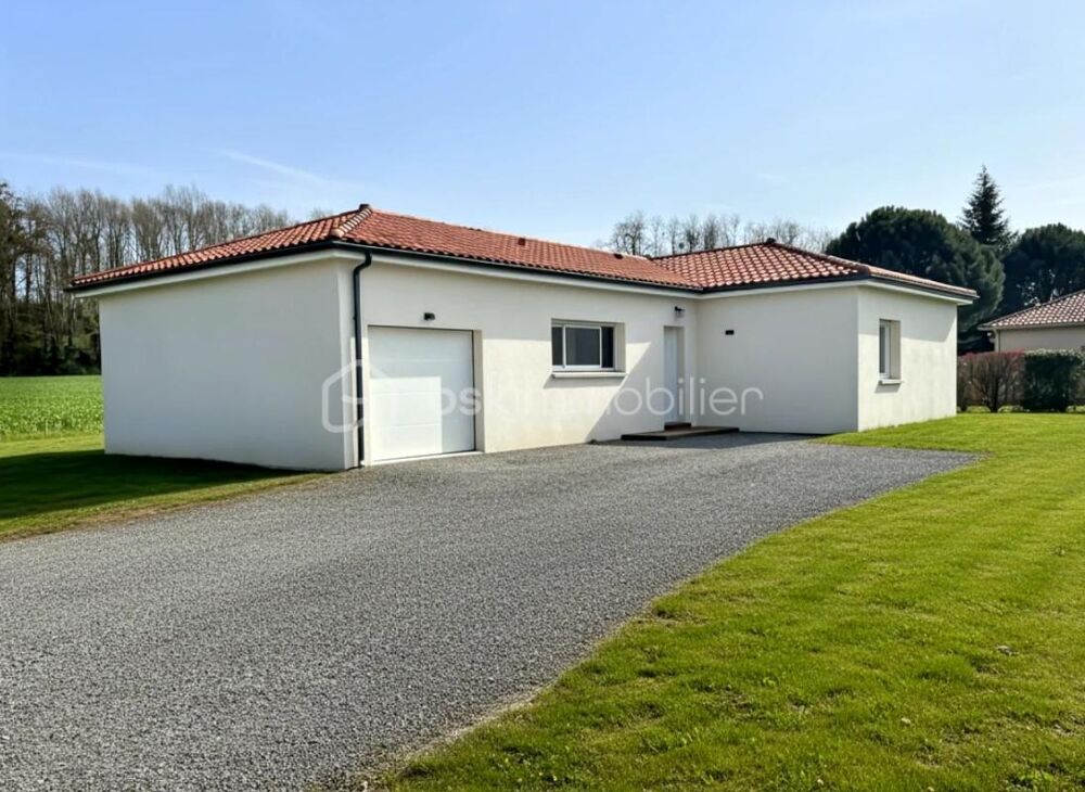 Maison plain-pied 3 chambres avec vue nature  proche Salies-de-Béarn