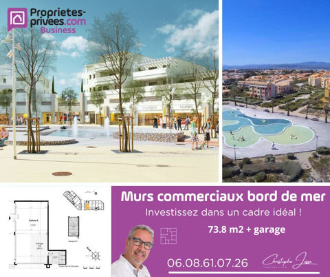 PORT LEUCATE -  MURS COMMERCIAUX 74 m&sup2; avec garage 179308 11370 Port leucate