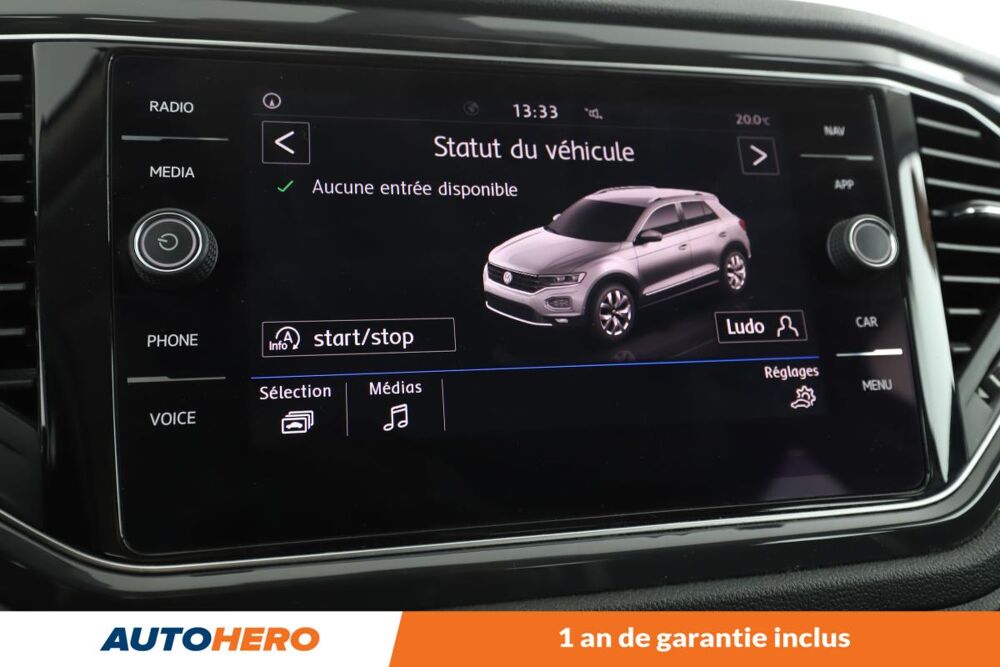 T-ROC 1.5 TSI EVO Carat DSG7 150 ch 2020 occasion 92130 Issy-les-Moulineaux