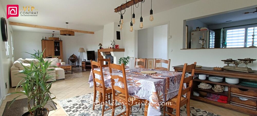 Maison 5 pièces - 2 chambres - Sous-sol total - Jardin au PLESSIS-GROHAN (27)