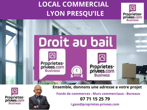 69001 LYON - CESSION DE BAIL, LOCAL COMMERCIAL 45 M&sup2; 35000 69001 Lyon