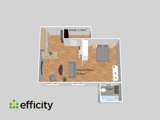  Appartement � vendre 2 pi�ces 41 m�