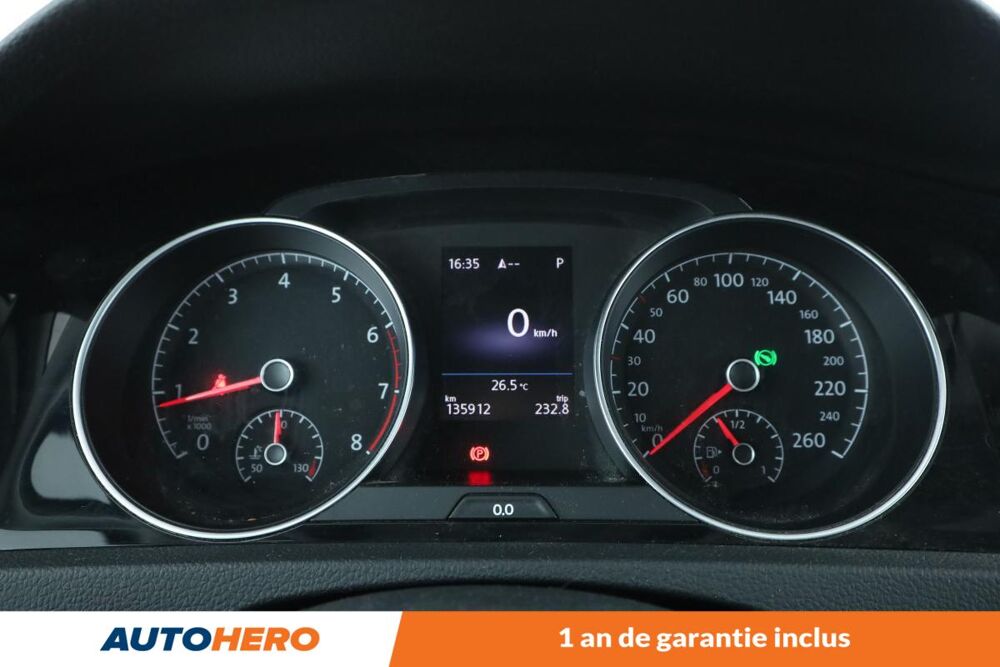 Golf VII 1.5 TSI EVO BlueMotion Tech Carat DSG7 5P 130 ch 2019 occasion 92130 Issy-les-Moulineaux