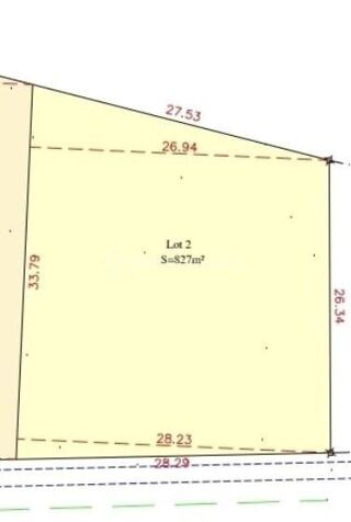 Vente Terrain Terrain constructible 827 m² Fay aux loges