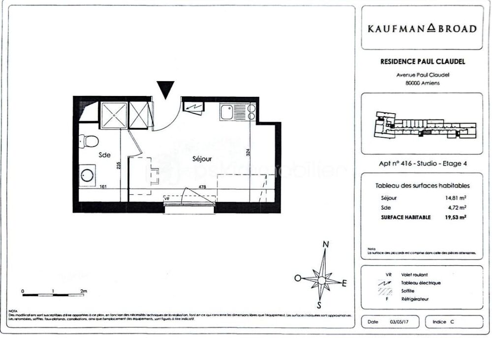 Vente Appartement Spécial investisseurs - T1 meublé en Résidence Etudiante Amiens