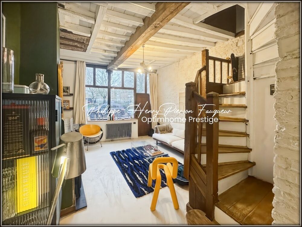 Vente Maison Maison classée Monument Historique (1667) – 65 m² – 2 chambres – Terrasse – Cave Vieux LILLE (59800 59000) Lille