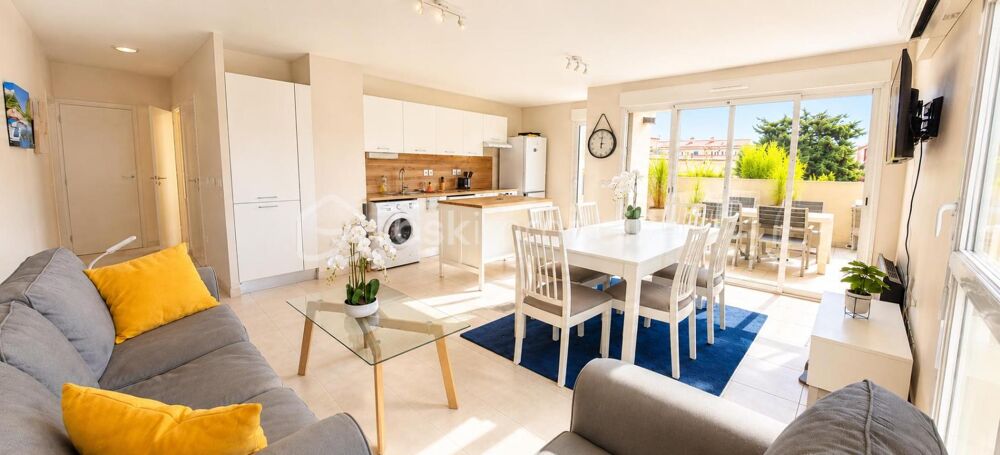Vente Appartement ? 10 min des plages et autoroute – T4 récent de 80 m2 , Terrasse et 2 Places de parkings? Frontignan
