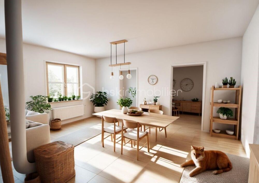 Joli Pavillon de Plain-Pied de type 4 avec Garage et Jardin situé au Buisson de Cadouin 24480