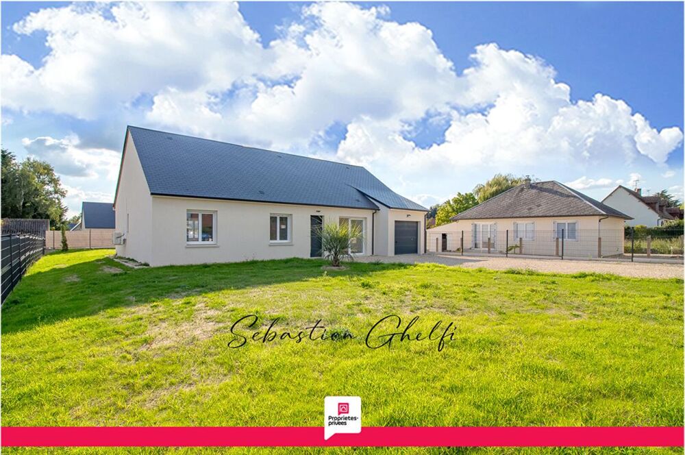Soings en Sologne maison de plain-pied avec 3 chambres cellier et garage