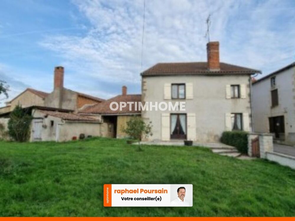 Bel ensemble immobilier de caractère  deux maisons, grange et dépendances sur 2 213 m² Petit village du nord de la Haute-Vienne