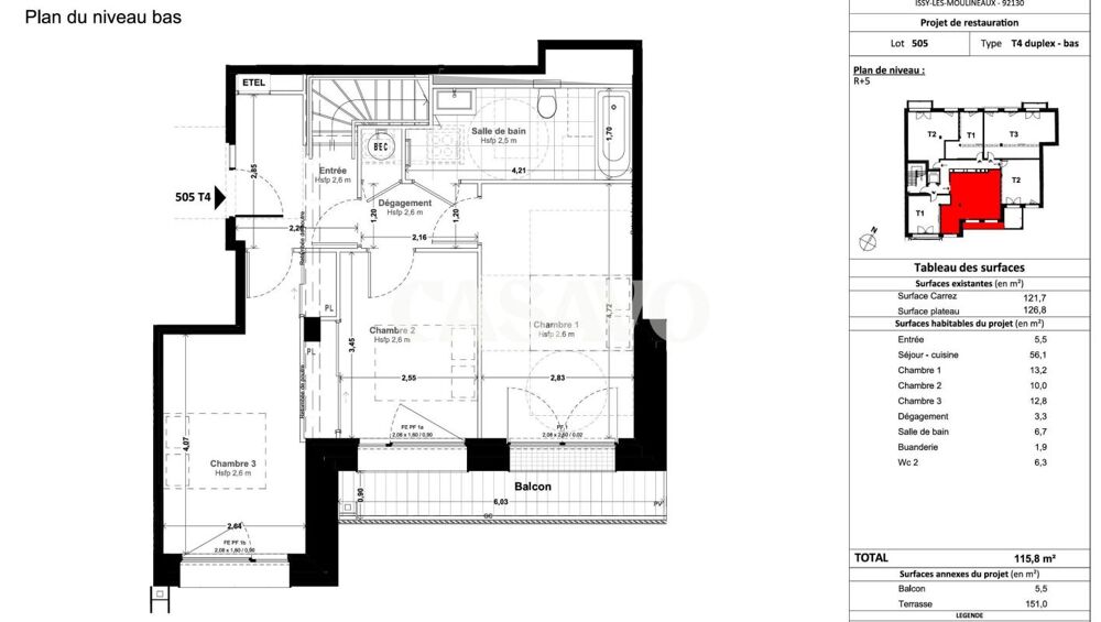 � vendre  Duplex/triplex Issy-les-Moulineaux (92130)