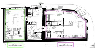  Appartement à louer 2 pièces 46 m²