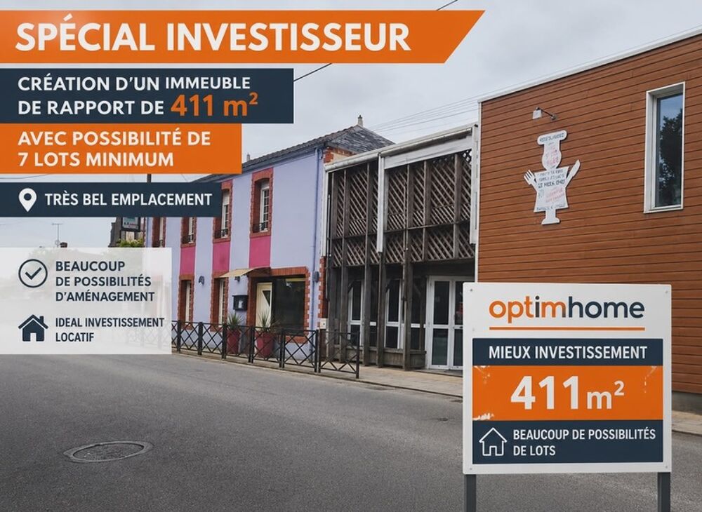 Vente Immeuble ? SPÉCIAL INVESTISSEUR – EMPLACEMENT N°1 NANTES / PORNIC ?  IMMEUBLE COMMERCIAL À FORT POTENTIEL DE RESTRUCTURATION ET DE VALORI Machecoul saint meme