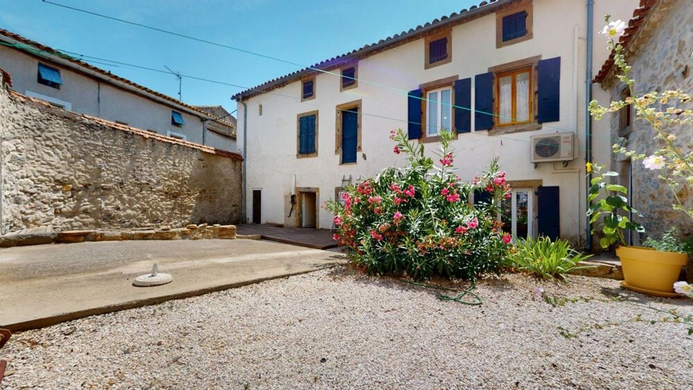 Vente Maison Maison climatisé R+2 avec local commercial  Conilhac Corbieres 7 pièce(s) 166 m2 cours exterieur Conilhac corbieres