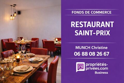 SAINT PRIX - RESTAURANT 84 COUVERTS, TERRASSE - TRES BELLE ACTIVITE 278000 95390 Saint prix