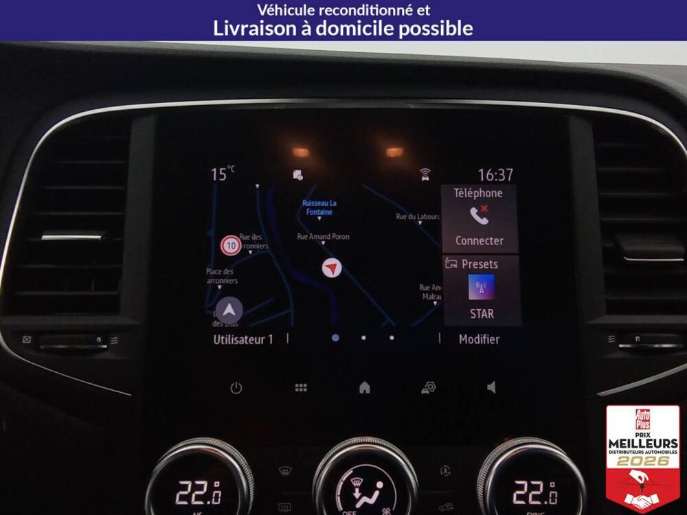 M&eacute;gane IV Berline E-TECH Plug-In Hybride 160 Zen 2022 occasion 10150 Lavau