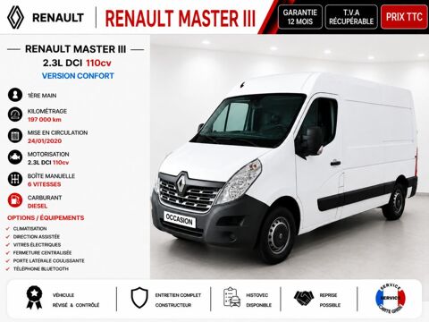 Renault Master 1&deg; Main / 2.3 Dci 110cv de 2020 L2H2 3 PLACES Version Confor 2020 occasion Abbecourt 60430