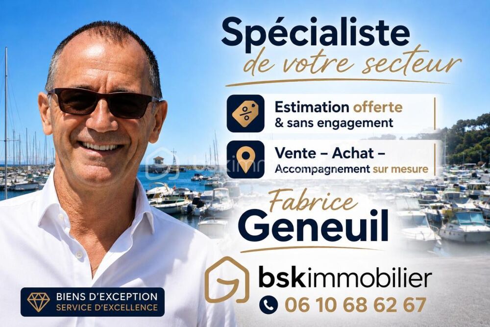 Vente Propriété/Château À 2 minutes à pied du port – Vue mer – Propriété de caractère 186 m² – 3 logements – Piscine Carry le rouet